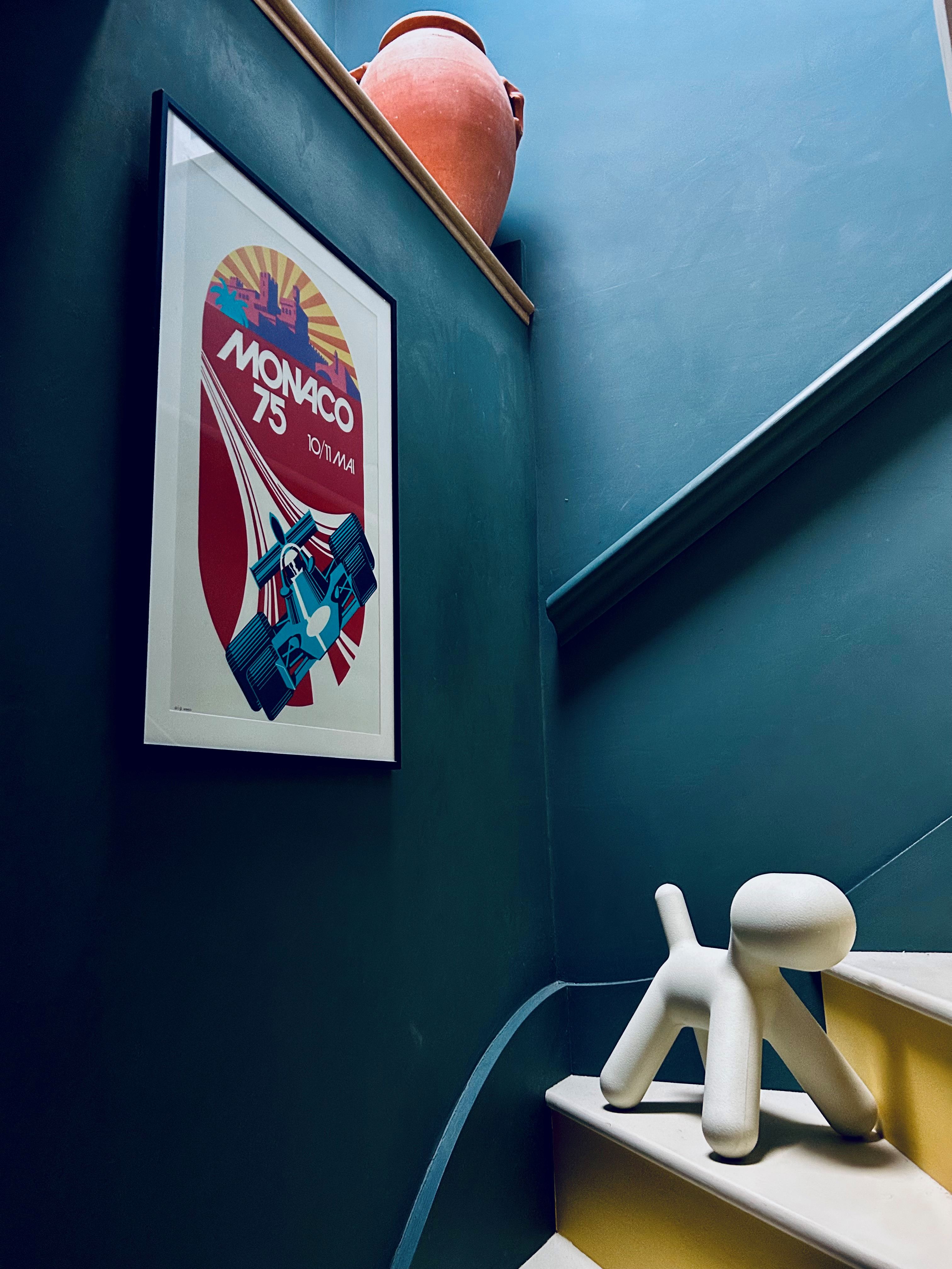 Painted stairway
